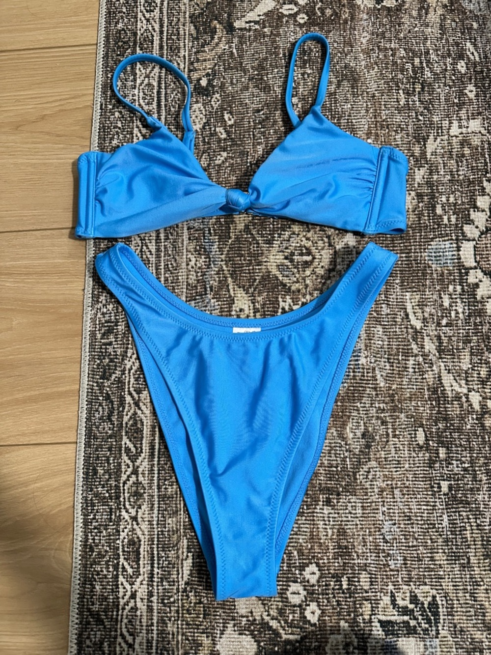 wild fable Bright Blue Bikini Set